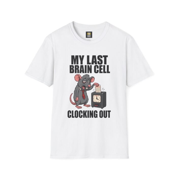 My Last Brain Cell | Funny Exhausted Rat Graphic Tee
