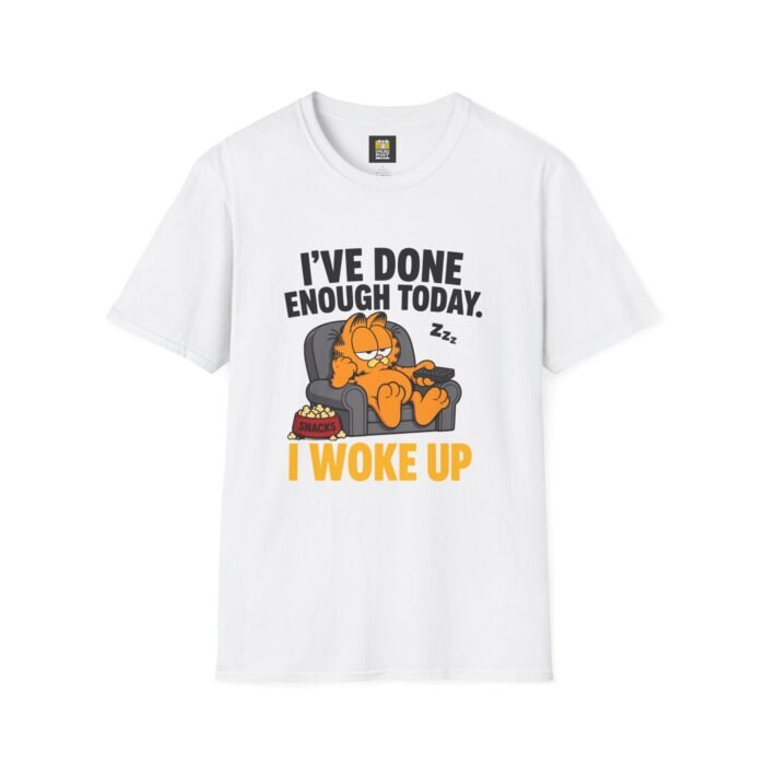 I’ve Done Enough Today. I Woke Up. | Funny Lazy Cat Graphic Tee
